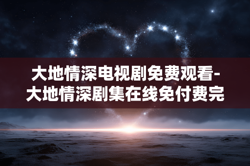 大地情深电视剧免费观看-大地情深剧集在线免付费完整收看