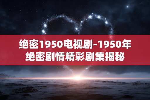 绝密1950电视剧-1950年绝密剧情精彩剧集揭秘