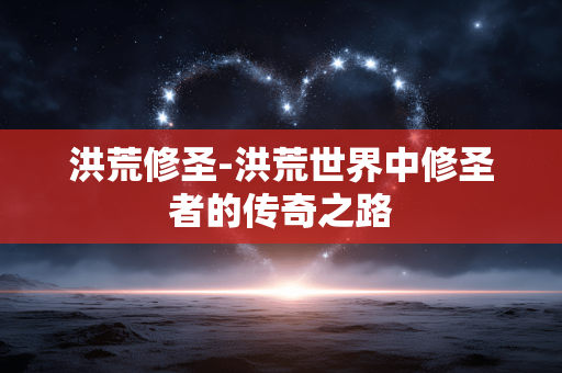 洪荒修圣-洪荒世界中修圣者的传奇之路