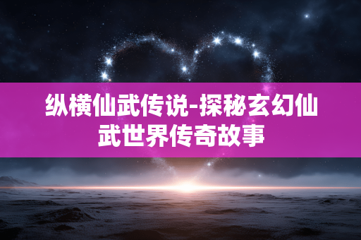 纵横仙武传说-探秘玄幻仙武世界传奇故事