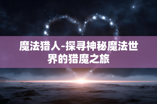 魔法猎人-探寻神秘魔法世界的猎魔之旅