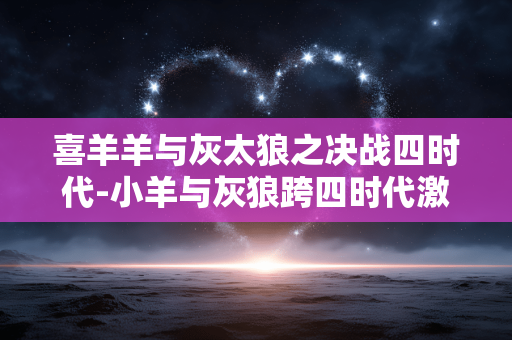 喜羊羊与灰太狼之决战四时代-小羊与灰狼跨四时代激烈对决冒险