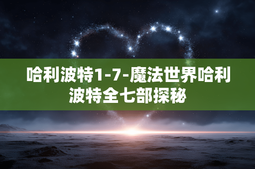哈利波特1-7-魔法世界哈利波特全七部探秘