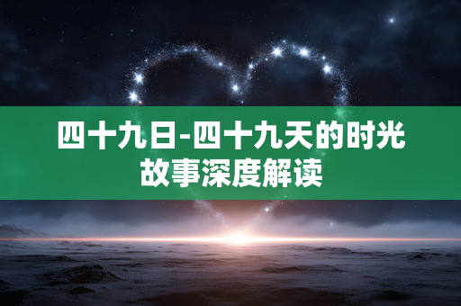 四十九日-四十九天的时光故事深度解读