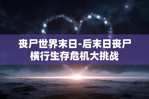 丧尸世界末日-后末日丧尸横行生存危机大挑战 丧尸世界末日-后末日丧尸横行生存危机大挑战