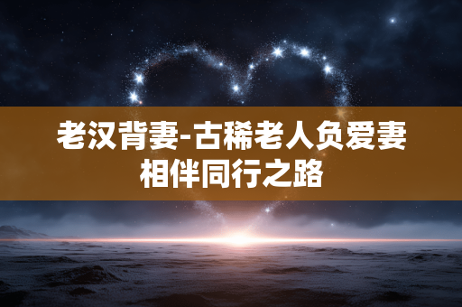 老汉背妻-古稀老人负爱妻相伴同行之路