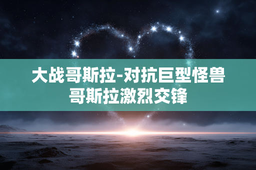 大战哥斯拉-对抗巨型怪兽哥斯拉激烈交锋