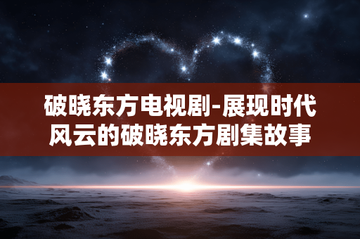 破晓东方电视剧-展现时代风云的破晓东方剧集故事