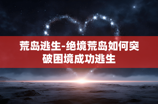 荒岛逃生-绝境荒岛如何突破困境成功逃生