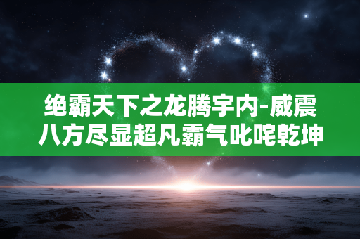 绝霸天下之龙腾宇内-威震八方尽显超凡霸气叱咤乾坤