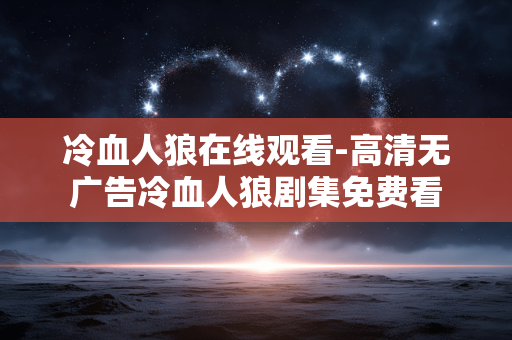 冷血人狼在线观看-高清无广告冷血人狼剧集免费看