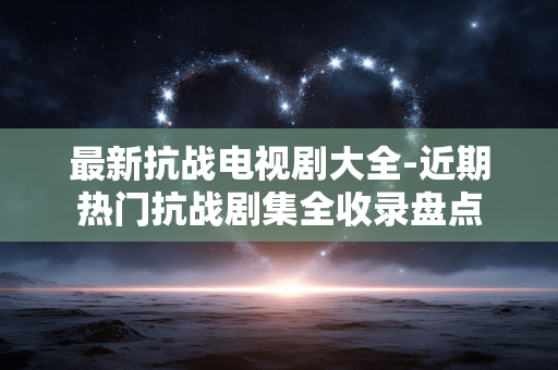 最新抗战电视剧大全-近期热门抗战剧集全收录盘点
