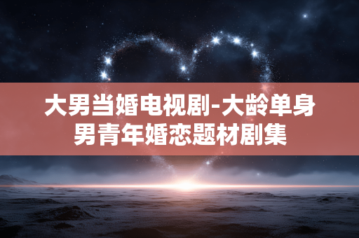 大男当婚电视剧-大龄单身男青年婚恋题材剧集