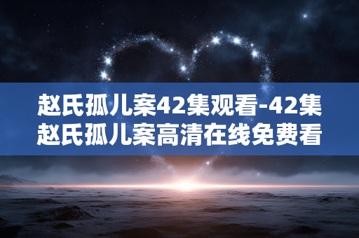 赵氏孤儿案42集观看-42集赵氏孤儿案高清在线免费看