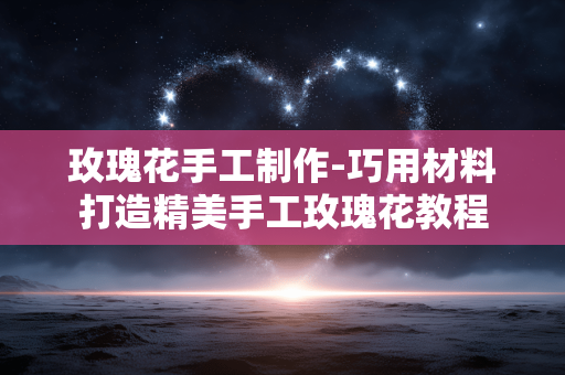 玫瑰花手工制作-巧用材料打造精美手工玫瑰花教程 玫瑰花手工制作-巧用材料打造精美手工玫瑰花教程