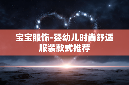 宝宝服饰-婴幼儿时尚舒适服装款式推荐