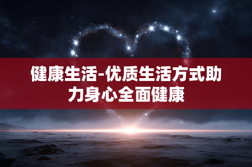 健康生活-优质生活方式助力身心全面健康