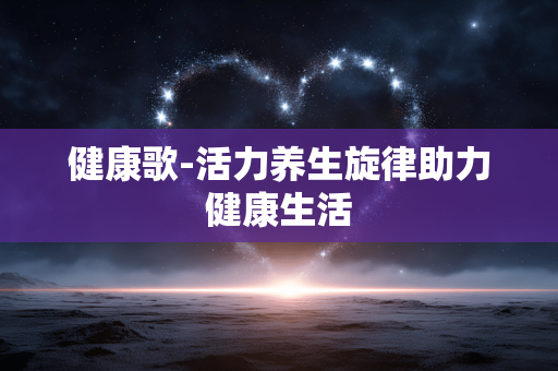 健康歌-活力养生旋律助力健康生活