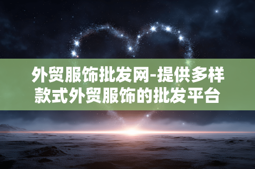 外贸服饰批发网-提供多样款式外贸服饰的批发平台 外贸服饰批发网-提供多样款式外贸服饰的批发平台
