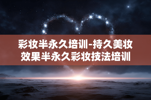 彩妆半永久培训-持久美妆效果半永久彩妆技法培训 彩妆半永久培训-持久美妆效果半永久彩妆技法培训