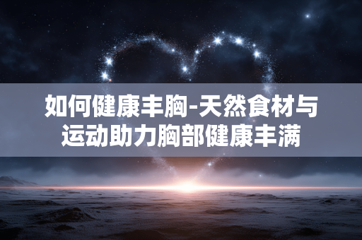 如何健康丰胸-天然食材与运动助力胸部健康丰满 如何健康丰胸-天然食材与运动助力胸部健康丰满
