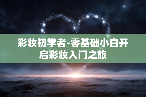 彩妆初学者-零基础小白开启彩妆入门之旅 彩妆初学者-零基础小白开启彩妆入门之旅