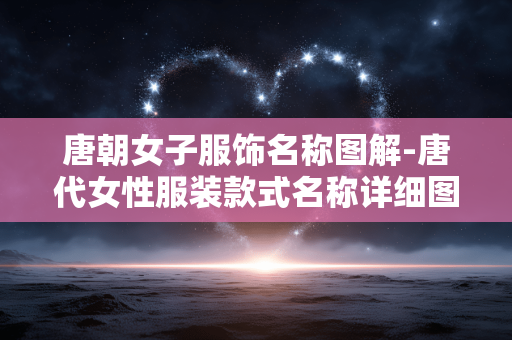 唐朝女子服饰名称图解-唐代女性服装款式名称详细图示