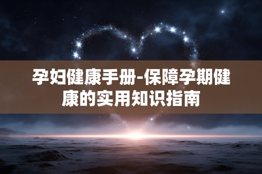 孕妇健康手册-保障孕期健康的实用知识指南 孕妇健康手册-保障孕期健康的实用知识指南