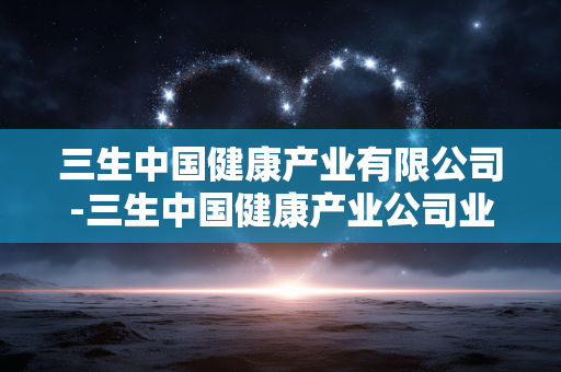 三生中国健康产业有限公司-三生中国健康产业公司业务与发展情况 三生中国健康产业有限公司-三生中国健康产业公司业务与发展情况