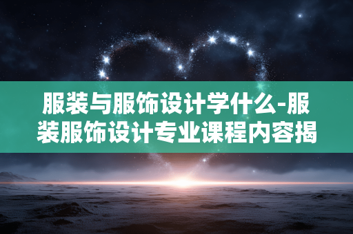 服装与服饰设计学什么-服装服饰设计专业课程内容揭秘 服装与服饰设计学什么-服装服饰设计专业课程内容揭秘