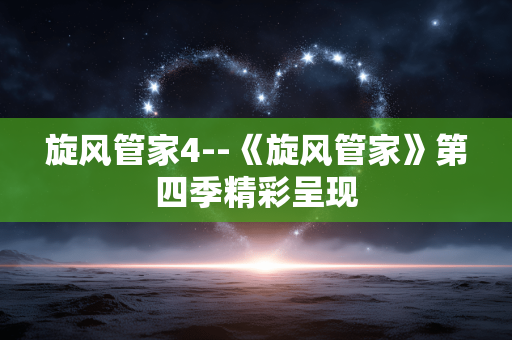 旋风管家4--《旋风管家》第四季精彩呈现 旋风管家4--《旋风管家》第四季精彩呈现