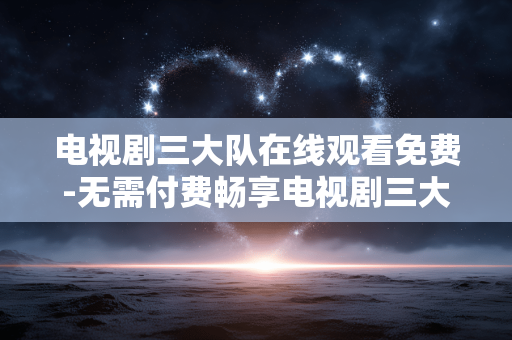 电视剧三大队在线观看免费-无需付费畅享电视剧三大队完整剧集 电视剧三大队在线观看免费-无需付费畅享电视剧三大队完整剧集