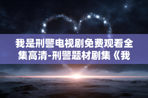我是刑警电视剧免费观看全集高清-刑警题材剧集《我是刑警》全高清免费看