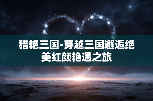 猎艳三国-穿越三国邂逅绝美红颜艳遇之旅 猎艳三国-穿越三国邂逅绝美红颜艳遇之旅
