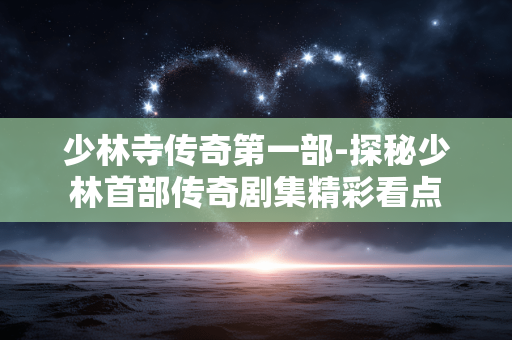 少林寺传奇第一部-探秘少林首部传奇剧集精彩看点 少林寺传奇第一部-探秘少林首部传奇剧集精彩看点