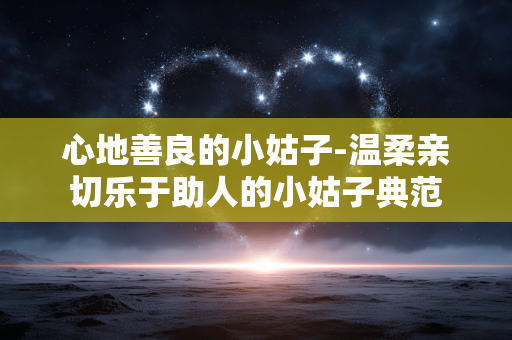 心地善良的小姑子-温柔亲切乐于助人的小姑子典范 心地善良的小姑子-温柔亲切乐于助人的小姑子典范