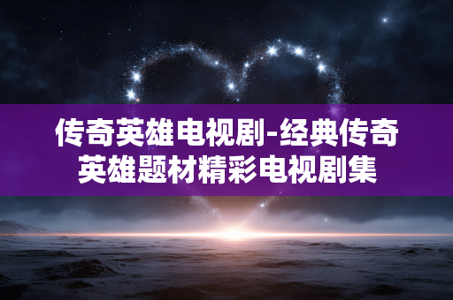 传奇英雄电视剧-经典传奇英雄题材精彩电视剧集