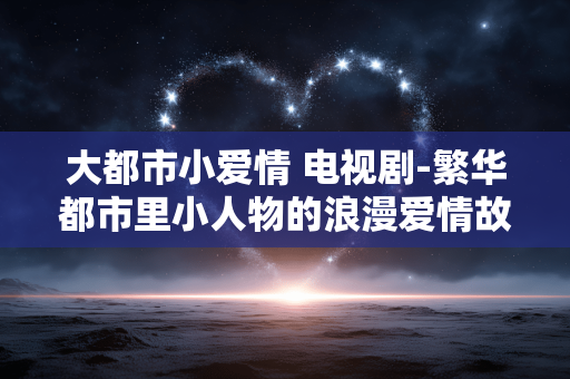 大都市小爱情 电视剧-繁华都市里小人物的浪漫爱情故事 大都市小爱情 电视剧-繁华都市里小人物的浪漫爱情故事