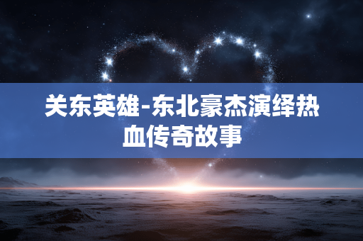 关东英雄-东北豪杰演绎热血传奇故事