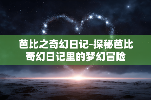 芭比之奇幻日记-探秘芭比奇幻日记里的梦幻冒险