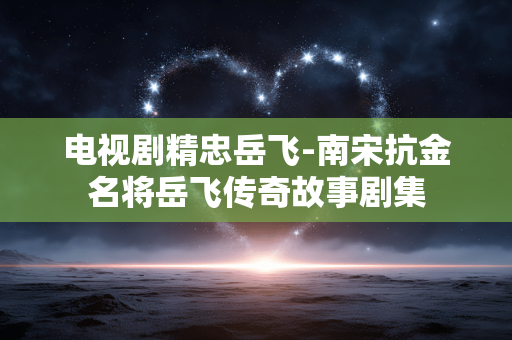 电视剧精忠岳飞-南宋抗金名将岳飞传奇故事剧集 电视剧精忠岳飞-南宋抗金名将岳飞传奇故事剧集