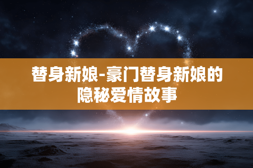替身新娘-豪门替身新娘的隐秘爱情故事