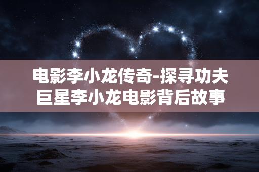 电影李小龙传奇-探寻功夫巨星李小龙电影背后故事