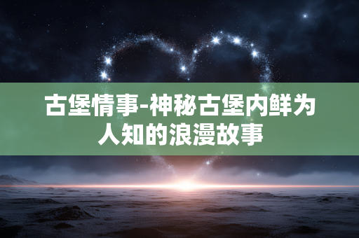 古堡情事-神秘古堡内鲜为人知的浪漫故事 古堡情事-神秘古堡内鲜为人知的浪漫故事