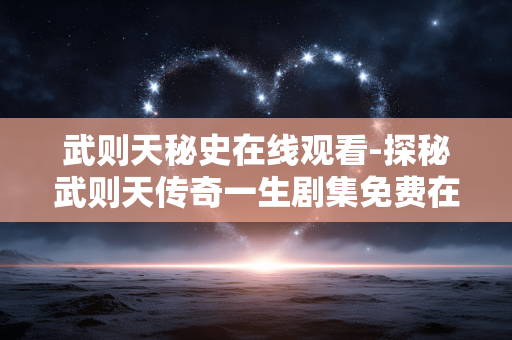 武则天秘史在线观看-探秘武则天传奇一生剧集免费在线赏 武则天秘史在线观看-探秘武则天传奇一生剧集免费在线赏
