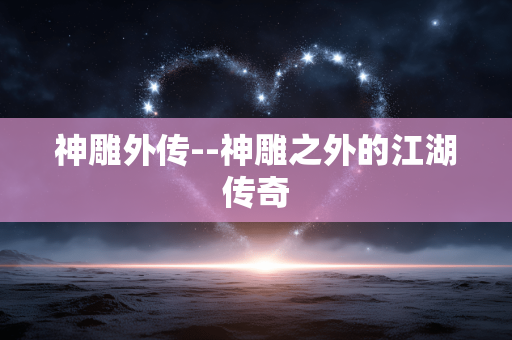 神雕外传--神雕之外的江湖传奇 神雕外传--神雕之外的江湖传奇