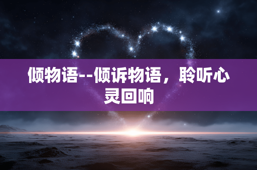 倾物语--倾诉物语,聆听心灵回响 倾物语--倾诉物语,聆听心灵回响