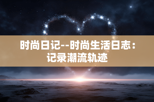 时尚日记--时尚生活日志:记录潮流轨迹 时尚日记--时尚生活日志:记录潮流轨迹