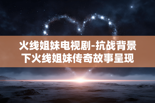 火线姐妹电视剧-抗战背景下火线姐妹传奇故事呈现