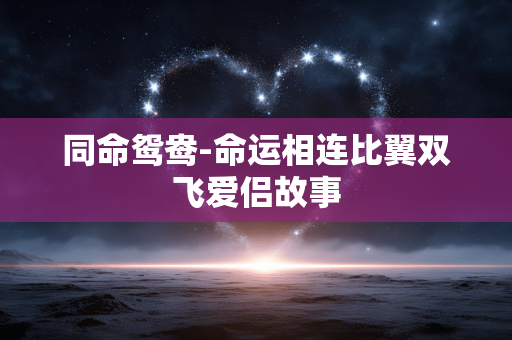 同命鸳鸯-命运相连比翼双飞爱侣故事